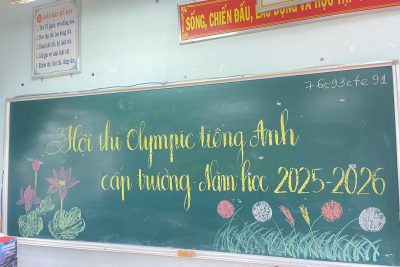 Khối 3,4,5 thi IOE cấp trường năm học 2025 – 2026