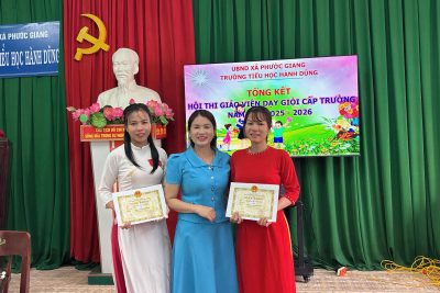Trường Tiểu học Hành Dũng tổ chức Hội thi Giáo viên dạy giỏi cấp trường